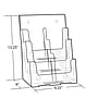 Azar Brochure Holder, 9.25" x 13.25", Vertical, Clear Plastic (252379)~#|#~A53DCAF6-4320-4043-A2A58222E811F127_sc7
