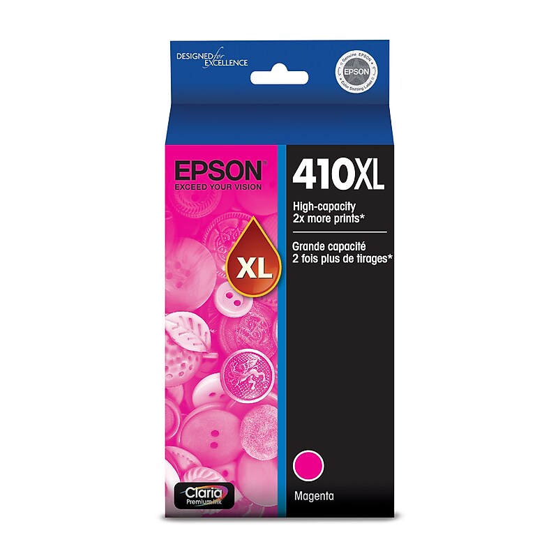Epson T410XL Magenta High Yield Ink Cartridge   (T410XL320) image 1