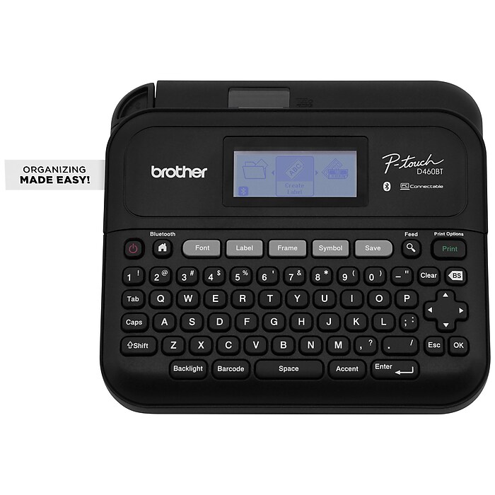 petitboutdepapierです Brother P-Touch Desktop Thermal Label Maker, Black (PTD460BTVP