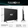 Hisense 40" Class A4 Series Full HD Fire TV (40A4NF)~#|#~A54423B0-2553-466D-A13F98BFCE32B257_sc7