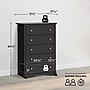 Prepac 44.75" Sonoma 5 Drawer Chest, Black (BDC-3345-K)~#|#~A545AF31-FFA1-4F2A-9C803DDD962B5630_sc7