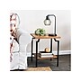 Household Essentials Crown 18.5"W x 18.5"D Laminate Side Table, Hickory/Black (8247-1)~#|#~A546E11E-A82C-4D56-AD0260FE8A0CA3E1_sc7