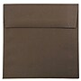 JAM Paper Invitation Envelope 6 1/2" x 6 1/2", Chocolate Brown, 50/Pack (227912746i)~#|#~A54736C4-A80C-48D4-ABF32C045880EB68_sc7