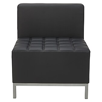 Alera®,  QUB Series Sectional, Armless L, Black