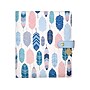 Carpe Diem Feathers 8" x 9.4" Weekly & Monthly Planner, Faux Leather Cover, Multicolor (9209-CD)~#|#~A55094D3-74B5-46DC-B0815DA6F1E977EA_sc7