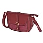 Nicci Cross-Body Bag with Buckle, Burgundy (CBM2304450-BRG)~#|#~A550C999-E582-4E3D-945EAE9B36F2A97B_sc7