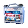 First Aid Only Plastic First Aid Kit with Magnetic Flashlight, 50 People, 322 Pieces, Clear/Blue (91414)~#|#~A5512C97-BA24-4C96-B6C72F0D69AF20FE_sc7