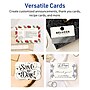 Avery Integrated Cards, 3.5" x 5", Matte Ivory, 40/Pack (95341)~#|#~A5520024-6EB5-4A97-8D4857BA78D9D926_sc7