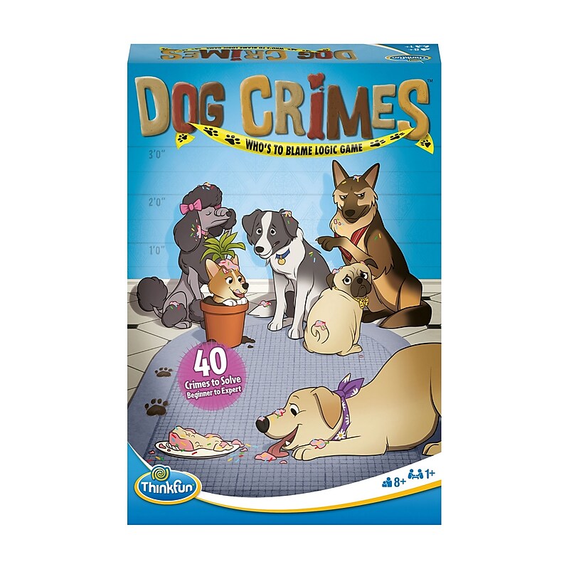 Ravensburger ThinkFun Dog Crimes Board Game (44001552) image 1