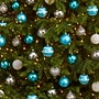 Nearly Natural Holiday Shatterproof Blue Christmas Tree Ornament Set, 80mm, 64/Set (D1001-BL)~#|#~A555FFCD-16FD-458A-81DC9EE84DEBA489_sc7