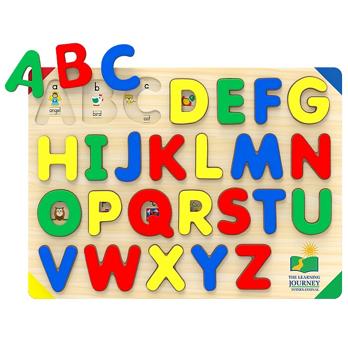 The Learning Journey International 26-Piece Lift & Learn ABC