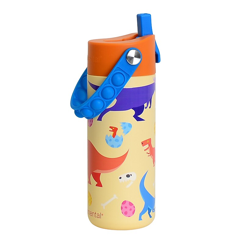 Elemental Core Pop Dino Rage Stainless Steel Double Wall Insulated Water Bottle, 18 oz. (EBC18DR29P) image 1