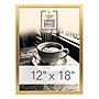 Excello Brands 12" x 18" Poster Frame, Vertical/Horizontal, Wall Mounted, Gold (MPFRM-1218-GLD)~#|#~A5582F7C-62F7-44BD-B547B469DD756D61_sc7