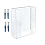 Azar Vertical Glover Dispenser, 1-Compartment, Acrylic, Clear (255632-1PK)~#|#~A55D4778-84F4-4DB9-BC0441A837B14A65_sc7