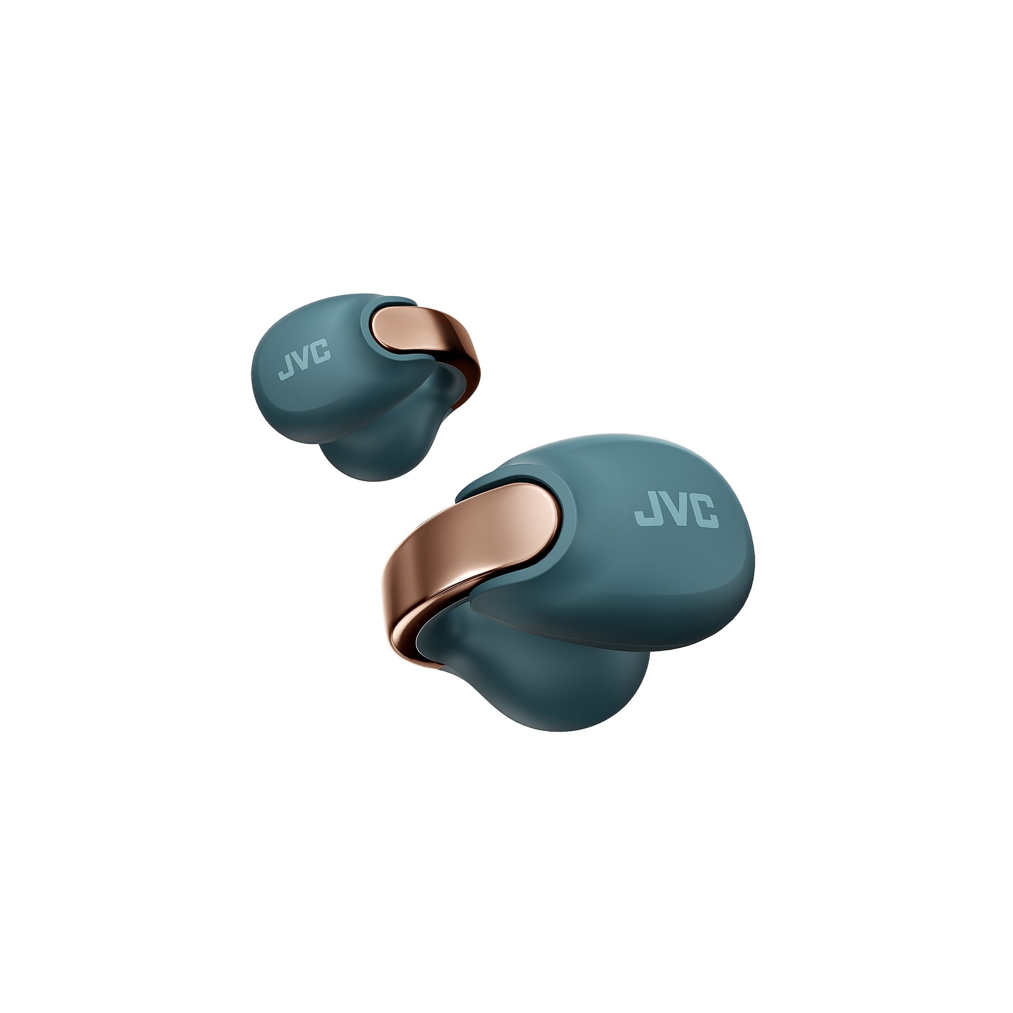 JVC Nearphones Wireless Open-Ear Earbuds, Bluetooth, Teal (HANP1TA) Sansujyuku sansujyuku.com