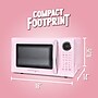 Nostalgia Retro 0.7 cu. ft. Countertop Microwave, Pink (NRMOPMSW7PK6A)~#|#~A56145A5-4440-4266-84A8B7F153C3EF93_sc7