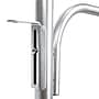 Household Essentials 70" HINGE-IT Clutterbuster Over-Door Family Towel Bar with 4 Swiveling Bars, Silver (HHH12003)~#|#~A5641F97-7D79-47AB-B443CCF46A792F77_sc7