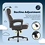 Serta Comfort Ergonomic Bonded Leather Swivel Executive Chair, Brown (CHR10130B)~#|#~A56D2939-42C7-457C-BB2D44C6185897D9_sc7
