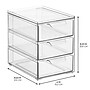 mDesign Plastic Organizers, Clear (25722RW)~#|#~A5701CC3-CC47-4982-A59FB50D56C2F44F_sc7