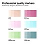 Winsor & Newton Promarker Dual-Tip Brush Alcohol Based Marker, Pastel Tones, 6/Pack (WNX0290125)~#|#~A5734423-ADA7-44DF-8F1AFE6A1FB39969_sc7