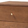 Baxton Studio Landis 18.6"W x 15.7"D Wooden Nightstand with 2 Drawers, Ash Walnut/Gold (193-11301-HiT)~#|#~A57575C3-D383-4D4D-8DAABA60320A01B8_sc7
