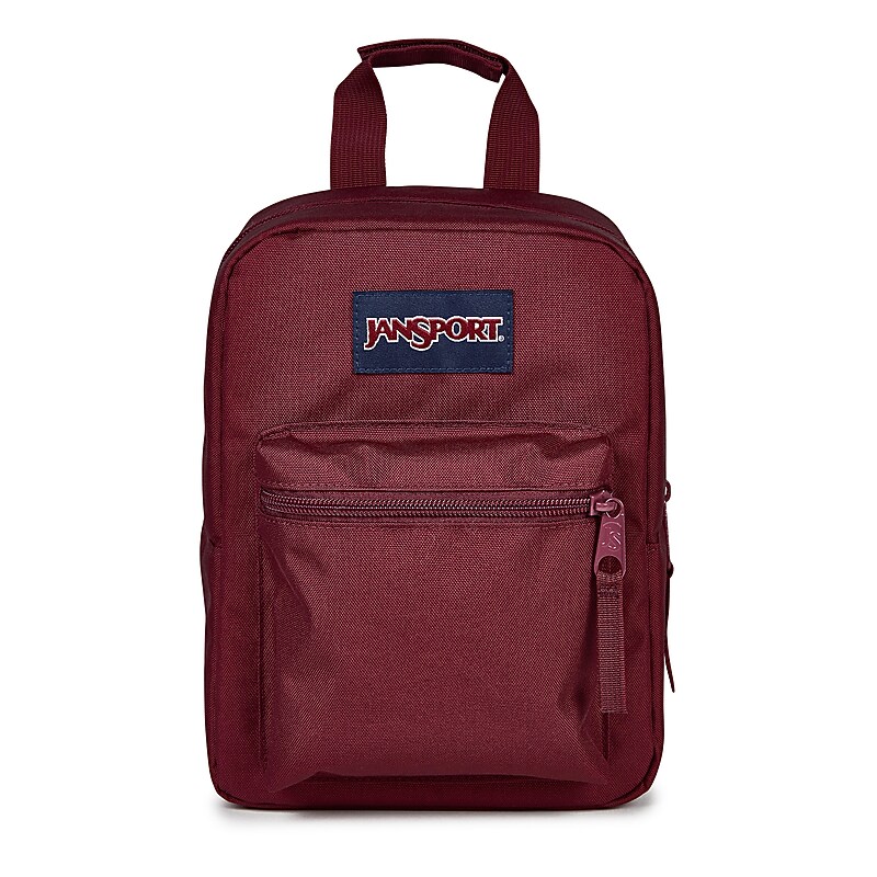 JanSport Big Break Insulated Lunch Bag, 2-Compartment, Cherry Lacquer (JS0A352LA0A) image 1