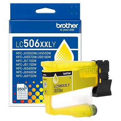 Brother LC506XXL Yellow Super High Yield Ink Cartridge, Prints Up to 2,500 Pages (LC506XXLYS) Sansujyuku sansujyuku.com