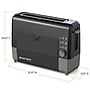 West Bend QuikServe 2-Slice Pop-Up Toaster with Extra Wide Slots, Black (77224)~#|#~A57D7DC8-0F43-494B-84E1BFA4D7BD4DDD_sc7