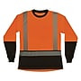 Ergodyne GloWear 8278BK High Visibility Women’s Long Sleeve T-Shirt, ANSI Class R2, Orange/Black, Medium (22343)~#|#~A57EEFDB-BBD6-4D2D-B5F1EA6B6BAEE0F4_sc7