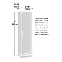 Sauder HomePlus 71"H Storage Cabinet with 4 Shelves, Soft White (430332)~#|#~A5822573-ED9D-4134-892464019B342701_sc7