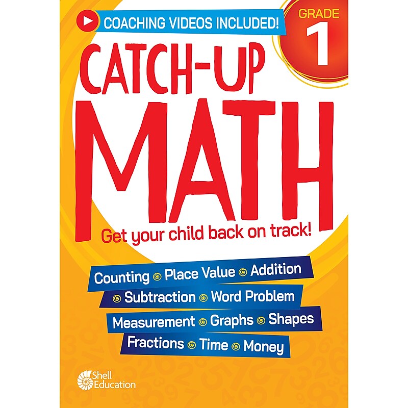 Shell Education Catch-Up Math Book, 1st Grade (SEP146443) image 1