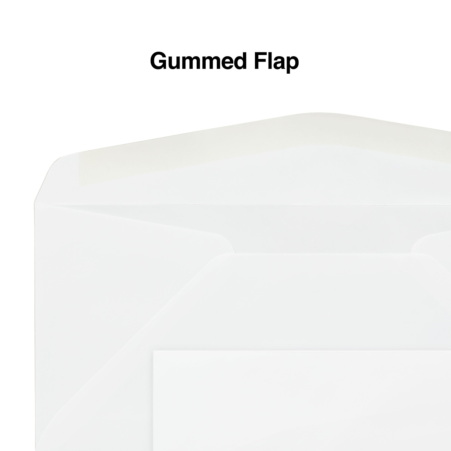MyOfficeInnovations gummierter Geschäftsumschlag 4 1/8" x 9 1/2" weiß gewebt 500/Box - Bild 2 von 4
