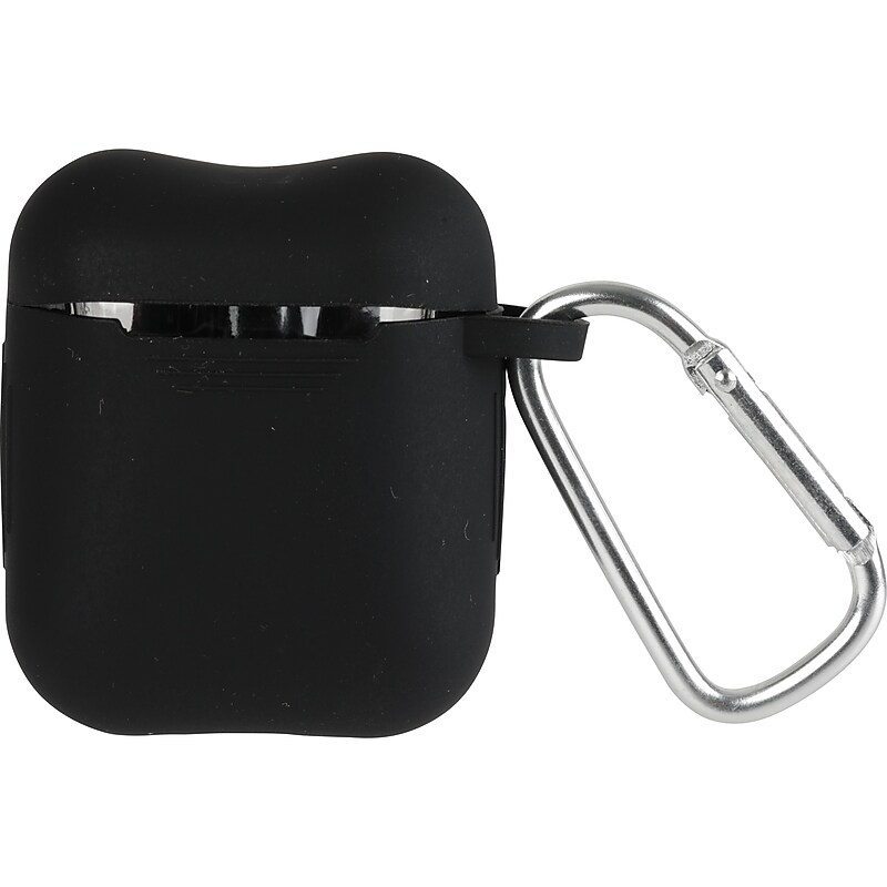 Vivitar Case with Carabiner for AirPods, Black (V90022BLKSTK12) image 1