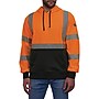 Ergodyne GloWear 8311BK High Visibility Long Sleeve Black Bottom Hooded Sweatshirt, ANSI Type R Class 3, Orange, 3XL (22887)~#|#~A58871D2-574E-439C-95233E312A8340A9_sc7