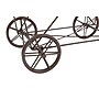 Storied Home 1-Section Rolling Laundry Basket, Metal, Bronze (EC0219)~#|#~A58CB06B-2D3A-4C93-B71ED3553B43538C_sc7