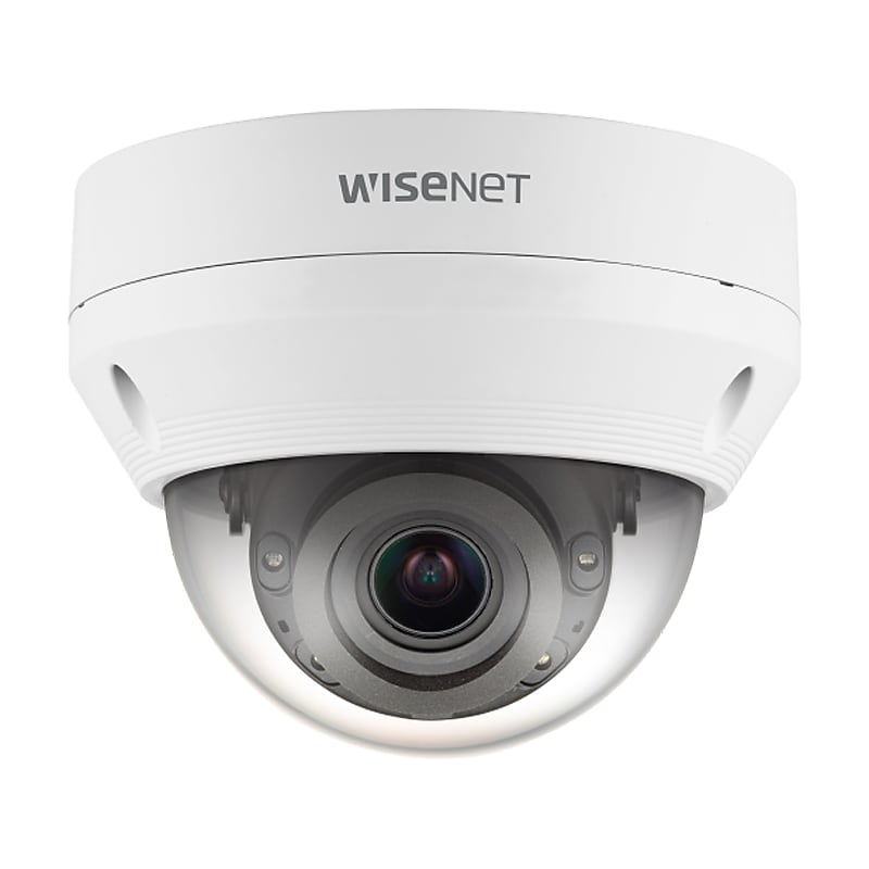 Hanwha Techwin Wisenet Indoor/Outdoor Dome Camera, White/Aluminum (QNV-6082R1) image 1