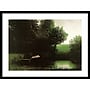 Amanti Art Diving Pig by Michael Sowa Wood Framed Wall Art Print, 33" x 25" (A42675524653)~#|#~A591E7F8-A1C4-4161-8BCF3C235C8DC1AF_sc7