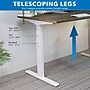 Mount-It! Ultimate Dual Motor 55"W Electric Rectangular Adjustable Standing Desk, Adrift/White (MI-18076)~#|#~A593595D-5005-4775-B524BA70CE62B2D2_sc7