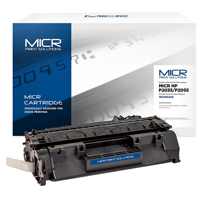 MICR Print Solutions Compatible Black Standard Yield Toner Cartridge Replacement for  HP 05A image 1