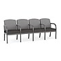 Lesro Weston 4-Seat Tandem Seating, Patriot Plus Charcoal/Chambray Grey (WS4103.WPW-02CHGY.03PPCL)~#|#~A5960650-B349-417A-AA22A4B60D255A2E_sc7