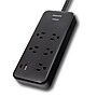 Philips Adapter Spaced 5-Outlet Surge Protector with USB Charging, 6 ft. Braided Cord, Black (SPP3303B/37-T1)~#|#~A5985A2F-3CF4-47EA-9D8CBA2A98492577_sc7