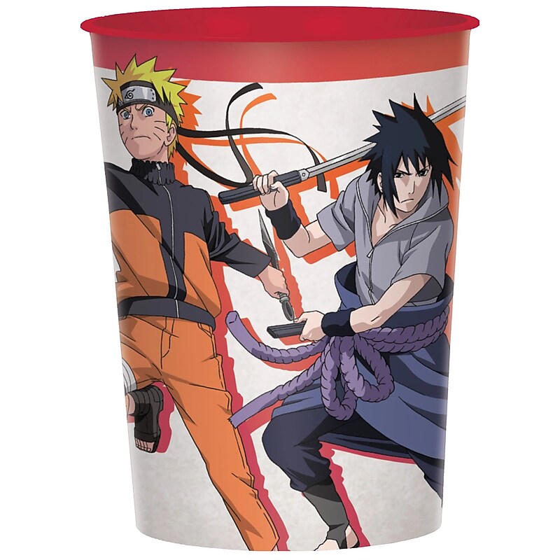 Party City Naruto Shippuden Team 7 Plastic Favor Cup, 16 oz. (AM424171) image 1