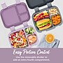 bentgo Fresh Bento Box, 3-Compartment, Lilac, 39.2 oz. (BGOFR-2LC)~#|#~A59A7972-CCF4-44A8-89E669AAB49030CD_sc7