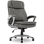 Serta Fairbanks Ergonomic Bonded Leather Executive Big & Tall Chair, 350 lb. Capacity, Gray (43675B)~#|#~A59DF4DB-7BA2-433C-B146D468EDE8CDD9_sc7