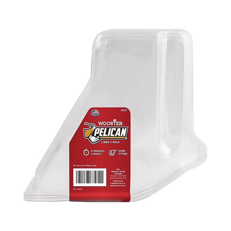 Wooster Brush Pelican Paint Liner, Clear, 18/Pack (0086290000) image 1