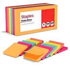 Staples Sticky Notes, 3