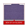 Medical Arts Press Pressboard Classification Folder, 2 Dividers, 2" Expansion, Letter Size, Purple, 10/Box (DV-T42-26-3PRP)~#|#~A5A5B9BF-0DCC-425E-844FC38D15617776_sc7