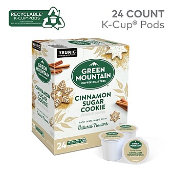 Green Mountain Cinnamon Sugar Cookie Coffee Keurig® K-Cup® Pods, Medium Roast, 24/Box (35814)