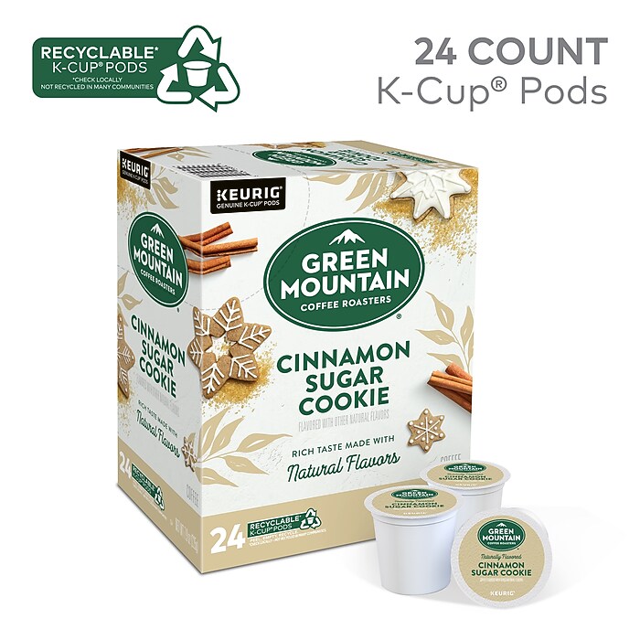 Green Mountain Cinnamon Sugar Cookie Caffeinated Hot Coffee Keurig