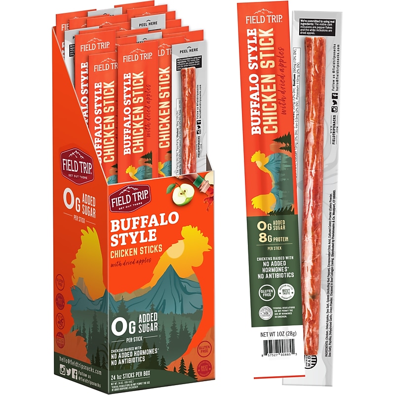 Field Trip Buffalo Style Chicken Meat Stick, 1 oz., 24/Box  (C01002406BS) image 1